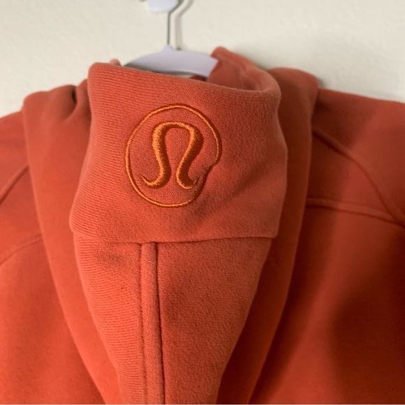 Lululemon womens orange oversized full zip hoodie XS/S - Picture 6 of 8